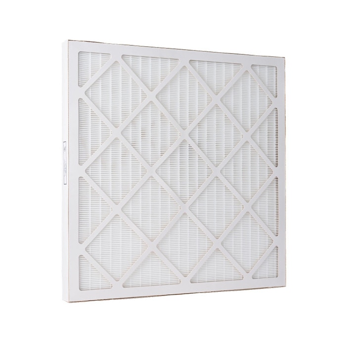 20x20x2 95% MERV 14 Die-Cut Frame Minipleat Filter